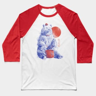 Drum Bear - Watercolor Pastel Music Wild Animal Aesthetic Gift Baseball T-Shirt